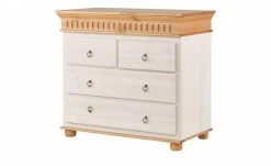 Kommode Bornholm | Kiefer Weiß / Kiefer Antik-Look