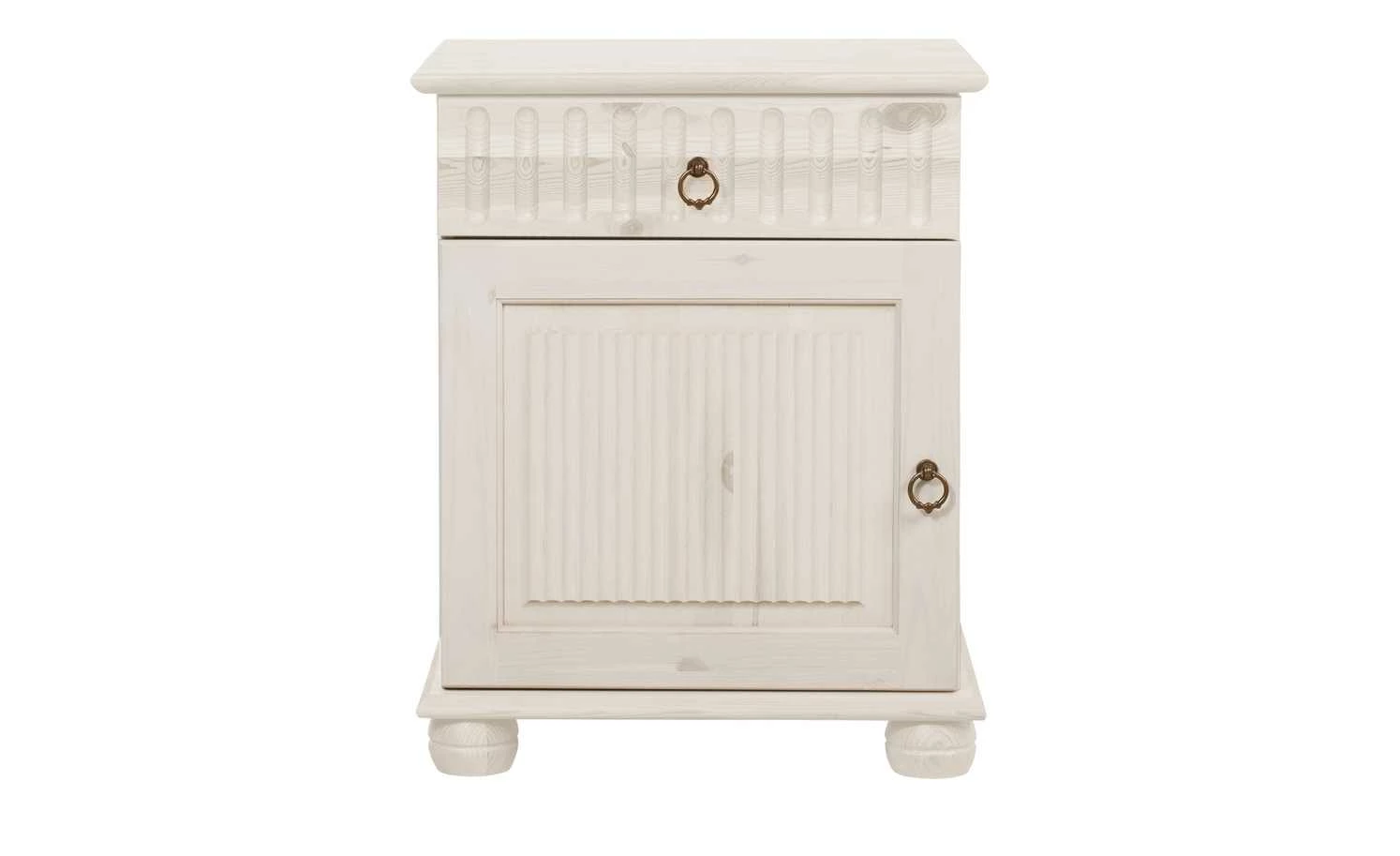 Nachtkommode Bornholm | Kiefer Weiß 2 Nachtkommode Bornholm | Kiefer Weiß – Bild 2