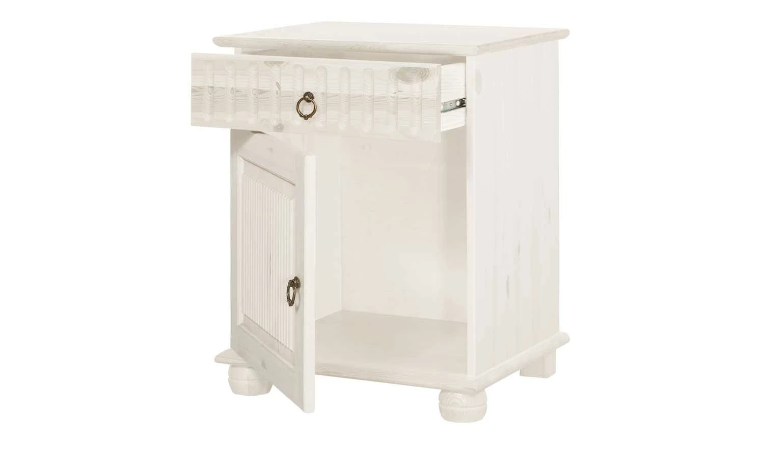 Nachtkommode Bornholm | Kiefer Weiß 3 Nachtkommode Bornholm | Kiefer Weiß – Bild 3