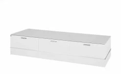 LEONARDO TV-Unterteil Cube | Weiß Sockel