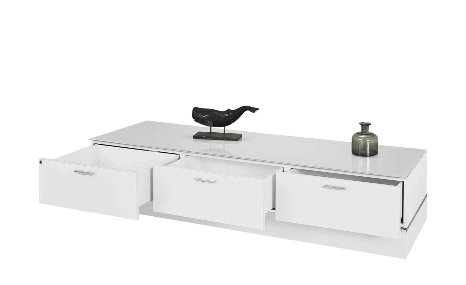 LEONARDO TV-Unterteil Cube | Weiß Sockel 7 LEONARDO TV-Unterteil Cube | Weiß Sockel – Bild 7