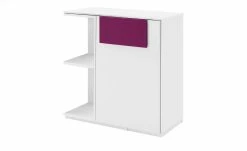 Kommode Holly | Weiß / Fuchsia rechts
