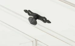 maison bleue Highboard Petit Chalet | Vintage Weiß mit Glastüren -Kommode & Sideboards Verkäufe 11203699 12 202206231234