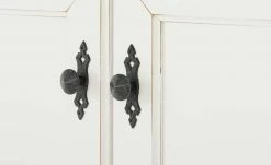 maison bleue Highboard Petit Chalet | Vintage Weiß mit Glastüren -Kommode & Sideboards Verkäufe 11203699 13 202206231234