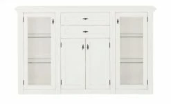 maison bleue Highboard Petit Chalet | Vintage Weiß mit Glastüren -Kommode & Sideboards Verkäufe 11203699 2 202206231234