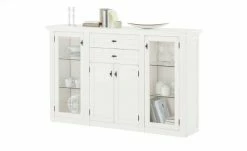 maison bleue Highboard Petit Chalet | Vintage Weiß mit Glastüren -Kommode & Sideboards Verkäufe 11203699 3 202206231234