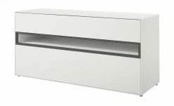 now! by hülsta Lowboard now! easy | Reinweiß / Grau