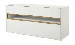 now! by hülsta Lowboard now! easy | Reinweiß / Natureiche (furniert)