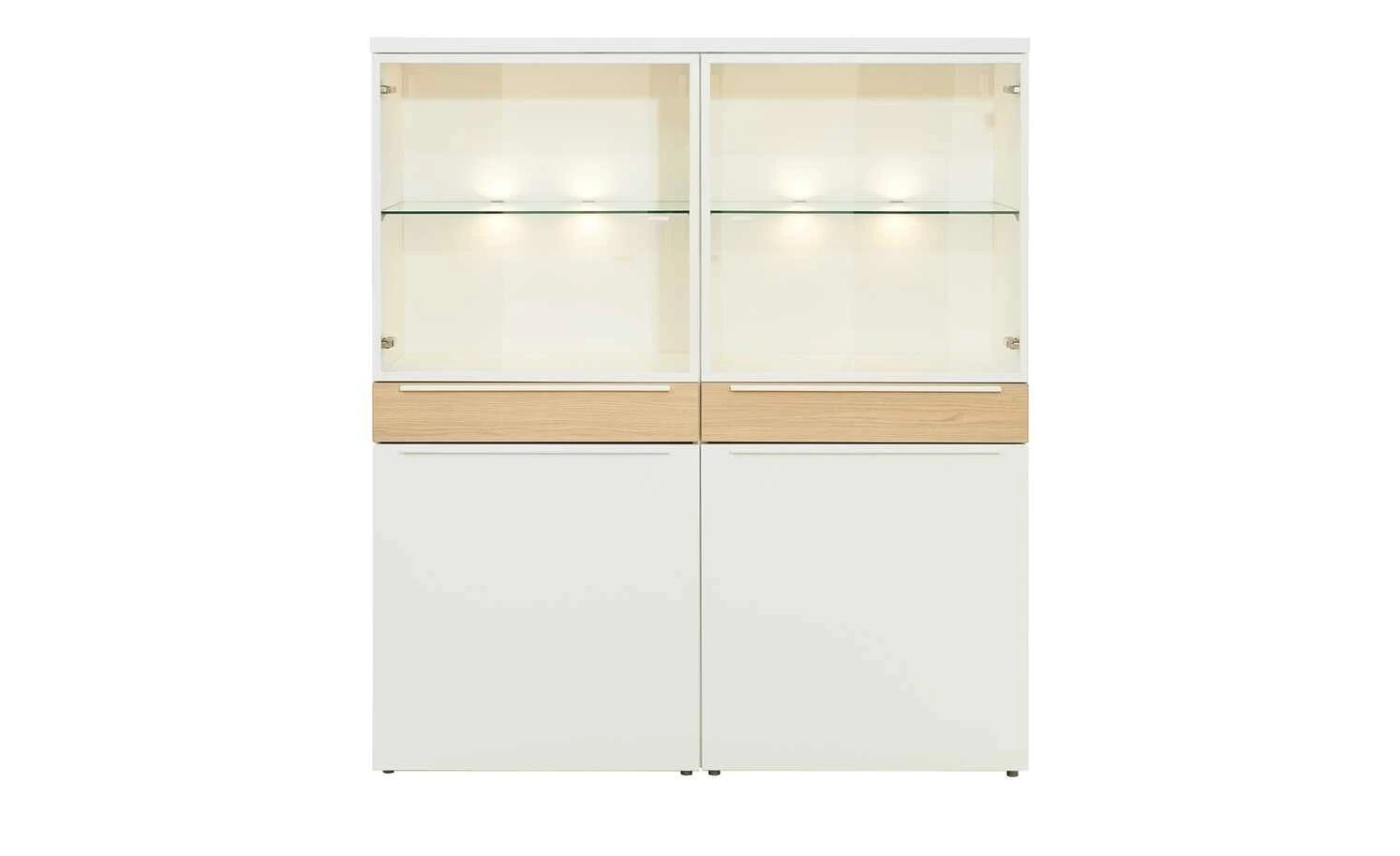 now! by hülsta Highboard now! touch | Reinweiß / Samteiche Natur (Nachbildung) 7 now! by hülsta Highboard now! touch | Reinweiß / Samteiche Natur (Nachbildung) – Bild 7