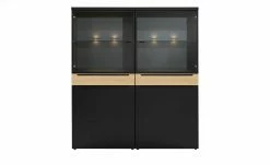 now! by hülsta Highboard now! touch | Schwarz / Samteiche Natur (Nachbildung) -Kommode & Sideboards Verkäufe 11229538 4 202203222233