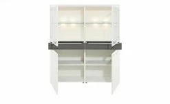 now! by hülsta Highboard now! touch | Reinweiß / Samteiche Grau (Nachbildung) -Kommode & Sideboards Verkäufe 11229776 2 202203222233