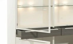 now! by hülsta Highboard now! touch | Reinweiß / Samteiche Grau (Nachbildung) -Kommode & Sideboards Verkäufe 11229776 5 202203222233
