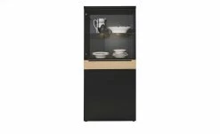 now! by hülsta Highboard now! touch | Schwarz / Samteiche Natur (Nachbildung) links -Kommode & Sideboards Verkäufe 11229788 2 202203222233