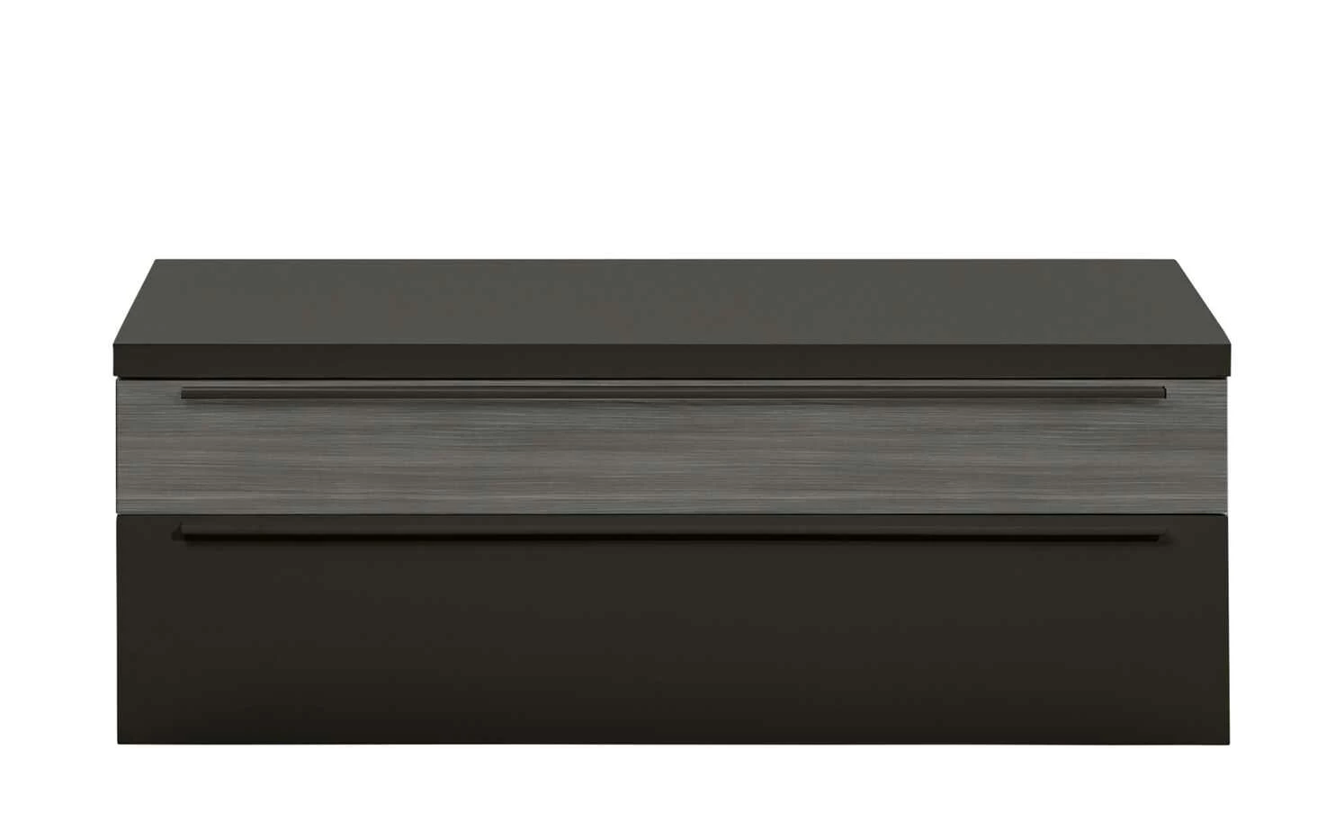 now! by hülsta Lowboard now! touch | Schwarz / Samteiche Grau (Nachbildung) 3 now! by hülsta Lowboard now! touch | Schwarz / Samteiche Grau (Nachbildung) – Bild 3