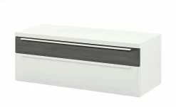 now! by hülsta Lowboard now! touch | Reinweiß / Samteiche Grau (Nachbildung)