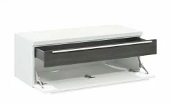 now! by hülsta Lowboard now! touch | Reinweiß / Samteiche Grau (Nachbildung) -Kommode & Sideboards Verkäufe 11229811 5 202203221234