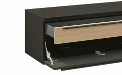 now! by hülsta Lowboard now! touch | Schwarz / Samteiche Natur (Nachbildung) -Kommode & Sideboards Verkäufe 11229812 5 202203221234