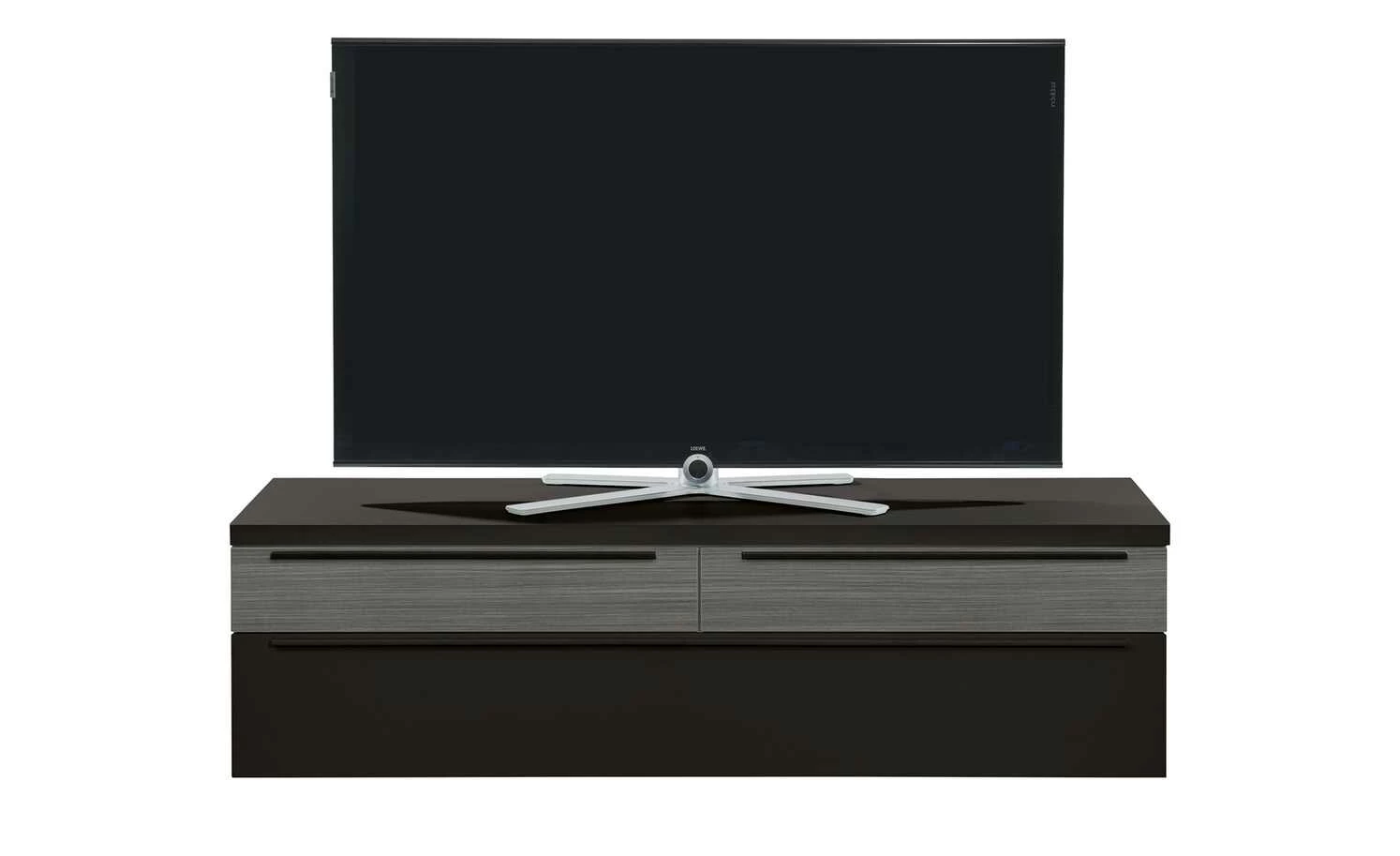 now! by hülsta Lowboard now! touch | Schwarz / Samteiche Grau (Nachbildung) 4 now! by hülsta Lowboard now! touch | Schwarz / Samteiche Grau (Nachbildung) – Bild 4