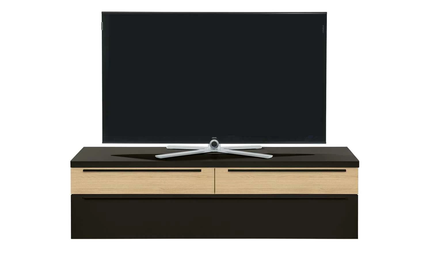 now! by hülsta Lowboard now! touch | Schwarz / Samteiche Natur (Nachbildung) 3 now! by hülsta Lowboard now! touch | Schwarz / Samteiche Natur (Nachbildung) – Bild 3