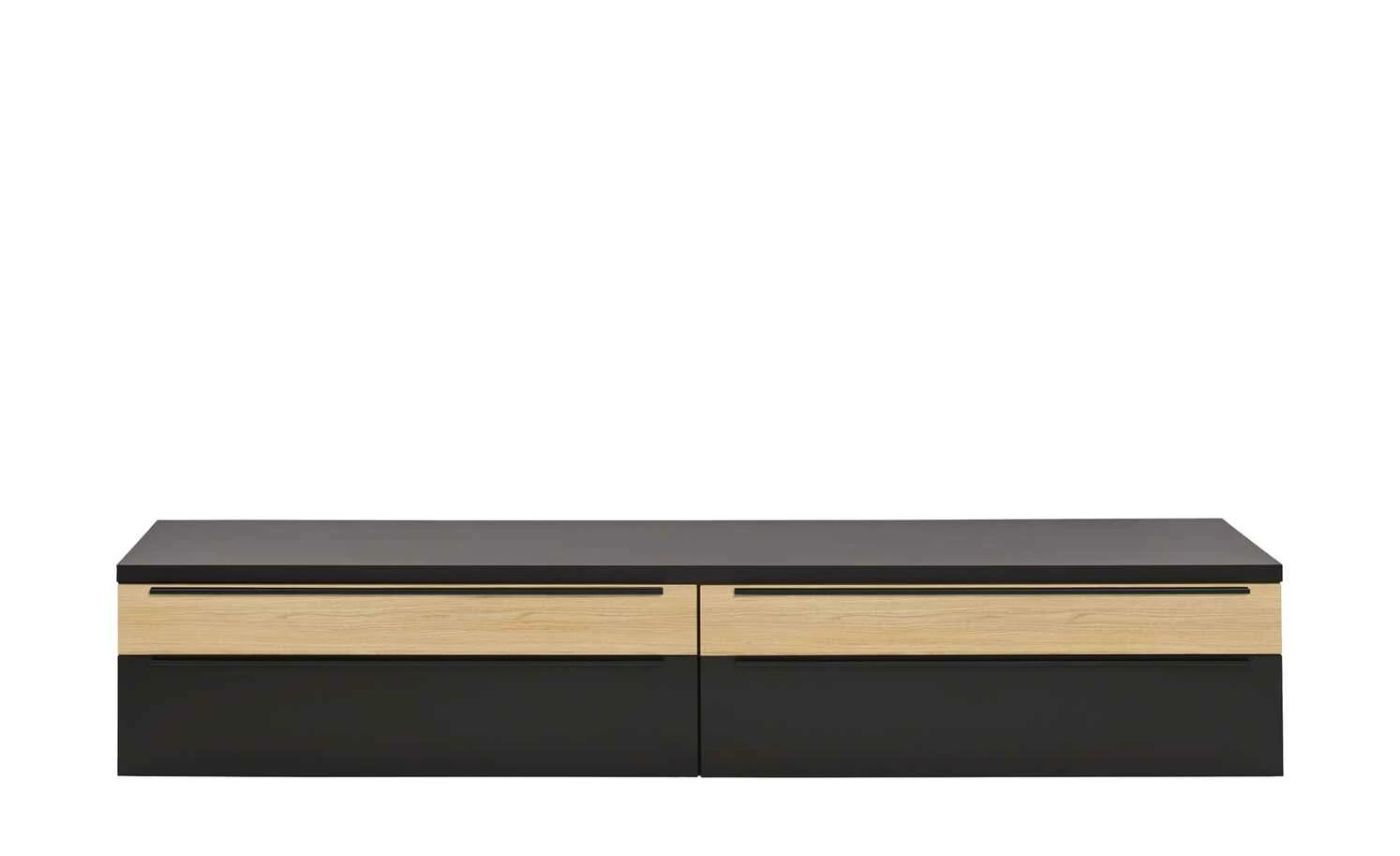 now! by hülsta Lowboard now! touch | Schwarz / Samteiche Natur (Nachbildung) 4 now! by hülsta Lowboard now! touch | Schwarz / Samteiche Natur (Nachbildung) – Bild 4