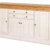 Sideboard Bornholm | Kiefer Weiß / Kiefer antikfarben