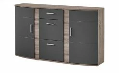 uno Sideboard Onyx | Graphit / Eiche Trüffel sägerau (Nachbildung) -Kommode & Sideboards Verkäufe 11235635 10 202106111239