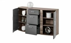 uno Sideboard Onyx | Graphit / Eiche Trüffel sägerau (Nachbildung) -Kommode & Sideboards Verkäufe 11235635 11 202106111239