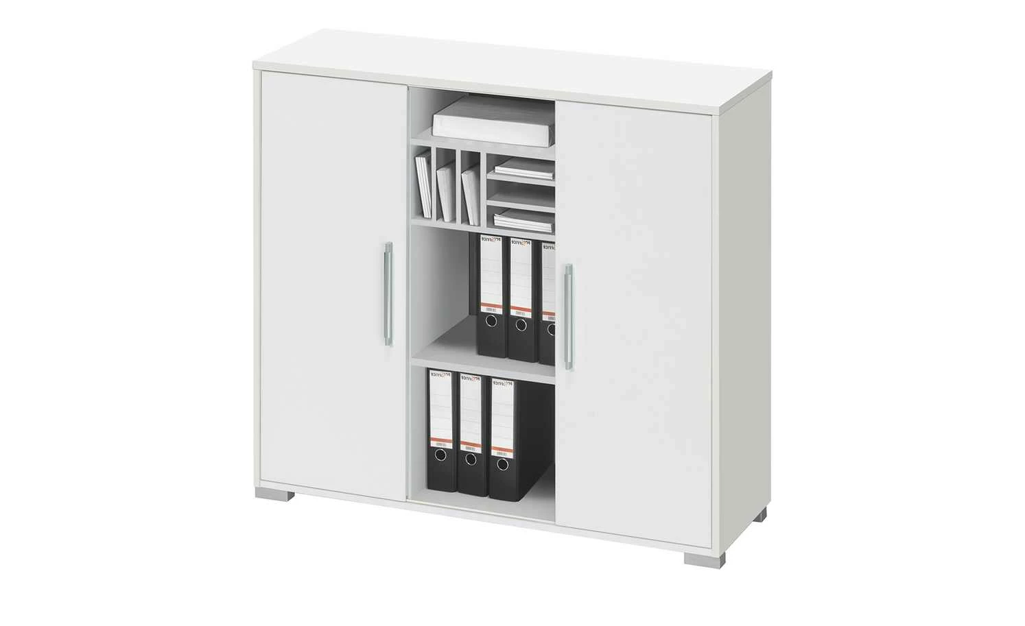 Sideboard mit 2 Schiebetüren Success | Weiß Weiß 1 Sideboard mit 2 Schiebetüren Success | Weiß Weiß