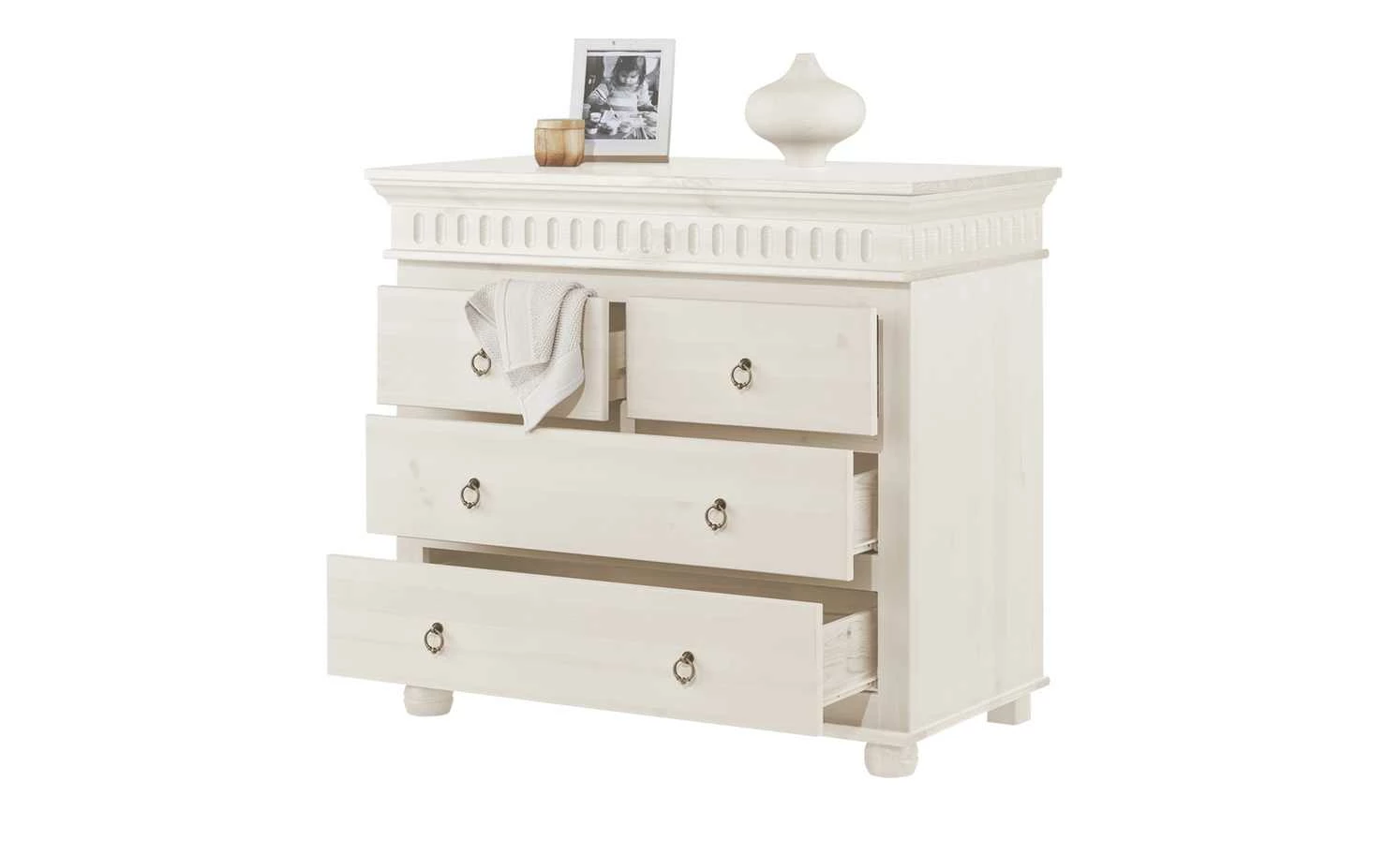 Kommode Bornholm | Kiefer Weiß 2 Kommode Bornholm | Kiefer Weiß – Bild 2