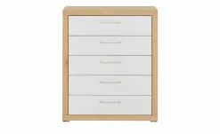 smart Kommode Oslo | Kernbuche (Nachbildung) / Weiß -Kommode & Sideboards Verkäufe 12108413 12 202102241238