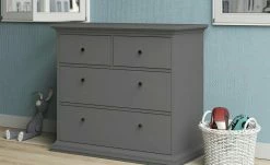 Kommode Chester | Grau matt