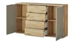 Kommode Rugby | Wildeiche (Nachbildung) / Basaltgrau -Kommode & Sideboards Verkäufe 12109462 11 202104091234