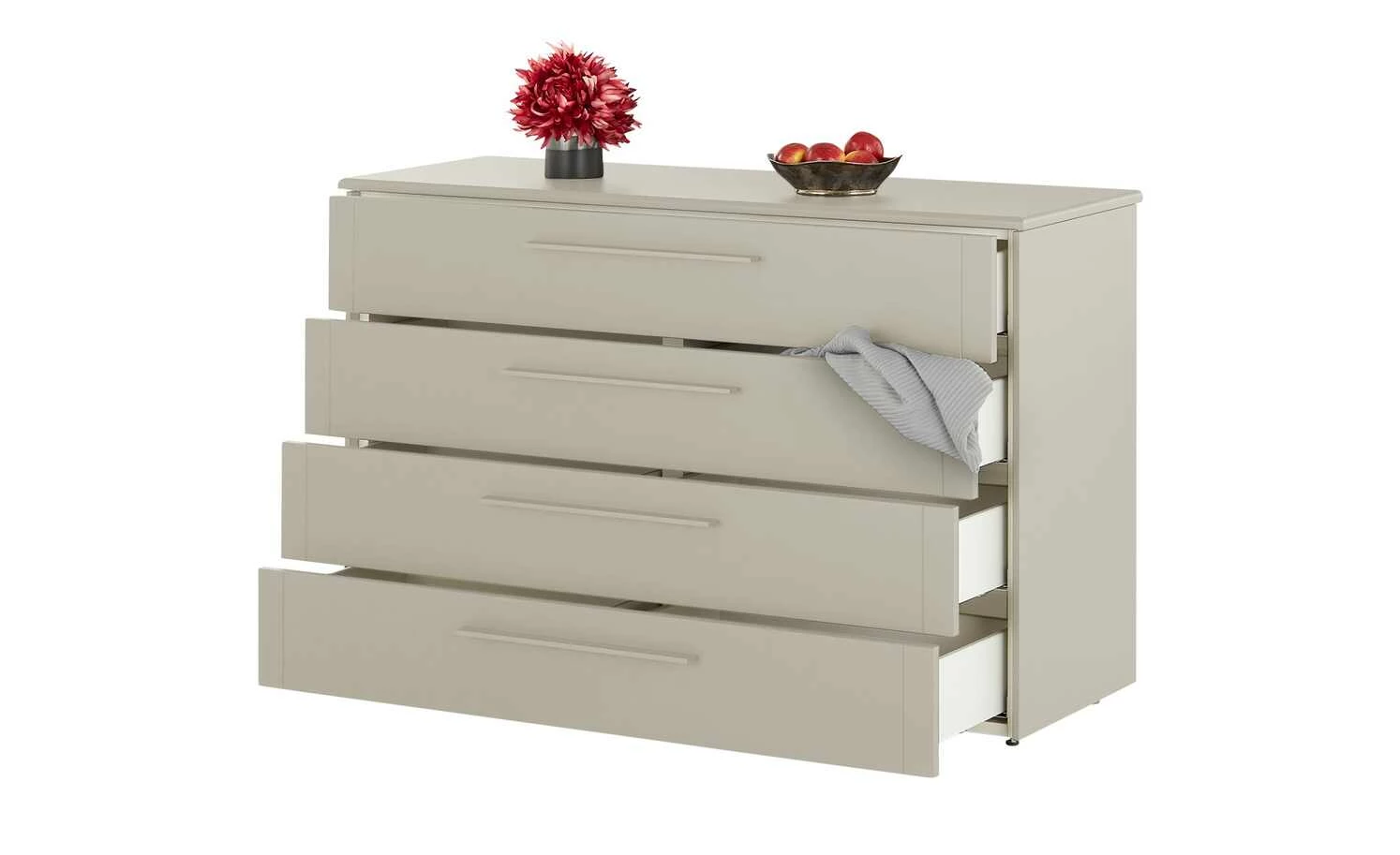 maison bleue Schubkastenkommode Malta | Hellgrau 3 maison bleue Schubkastenkommode Malta | Hellgrau – Bild 3