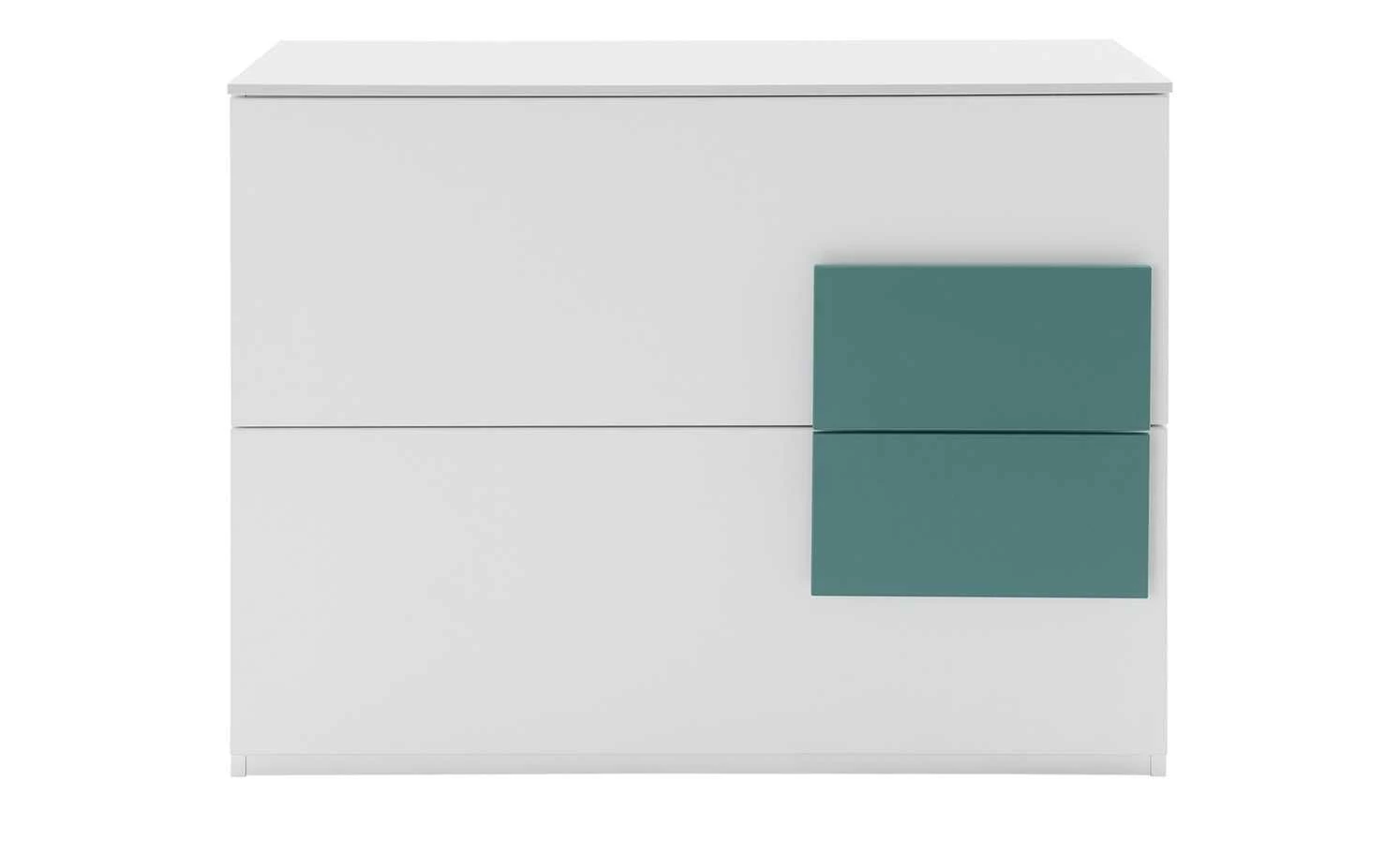Kommode Holly | Weiß / Petrol 2 Kommode Holly | Weiß / Petrol – Bild 2