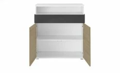 Highboard 2-türig Holly | Weiß / Hickory (Nachbildung) / Anthrazit 8 Highboard 2-türig Holly | Weiß / Hickory (Nachbildung) / Anthrazit -Kommode & Sideboards Verkäufe 12114062 3 202003062237