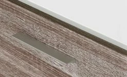 uno Hängevitrine Titan | Weiß / Eiche Trüffel (Nachbildung) links Spotbeleuchtung -Kommode & Sideboards Verkäufe 12200200 3 201811271502