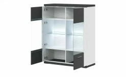 uno Hängevitrine Titan | Weiß / Graphit (Nachbildung) mit Front- und Glasbodenbeleuchtung 5 uno Hängevitrine Titan | Weiß / Graphit (Nachbildung) mit Front- und Glasbodenbeleuchtung -Kommode & Sideboards Verkäufe 12200214 3 202106091239