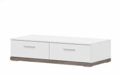 uno Lowboard Titan | Weiß / Eiche Trüffel (Nachbildung) 106|cm