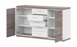 uno Sideboard Titan | Weiß / Eiche Trüffel (Nachbildung) -Kommode & Sideboards Verkäufe 12200266 3 201811271502