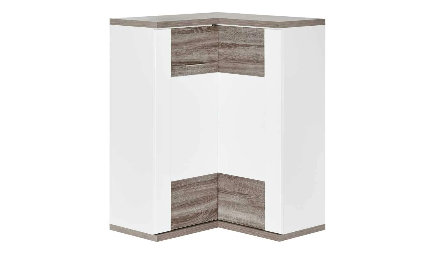 uno Eck-Highboard Titan | Eiche Trüffel (Nachbildung) / Weiß 2 uno Eck-Highboard Titan | Eiche Trüffel (Nachbildung) / Weiß – Bild 2