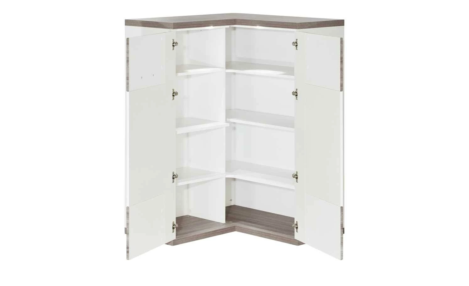 uno Eck-Highboard Titan | Eiche Trüffel (Nachbildung) / Weiß 6 uno Eck-Highboard Titan | Eiche Trüffel (Nachbildung) / Weiß – Bild 6