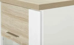 uno Vitrine Titan | Weiß / Eiche sägerau (Nachbildung) links Spotbeleuchtung -Kommode & Sideboards Verkäufe 12200277 8 202106091239