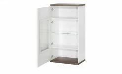 uno Vitrine Titan | Weiß / Eiche Trüffel (Nachbildung) links Spotbeleuchtung -Kommode & Sideboards Verkäufe 12200278 13 201811271502