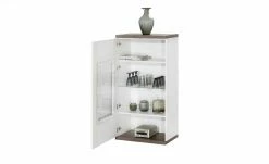 uno Vitrine Titan | Weiß / Eiche Trüffel (Nachbildung) links Spotbeleuchtung -Kommode & Sideboards Verkäufe 12200278 9 201811271502
