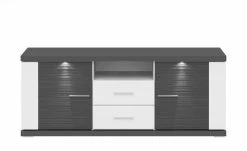 uno Lowboard Titan | Weiß / Graphit (Nachbildung) 151|cm -Kommode & Sideboards Verkäufe 12200301 3 202106091239