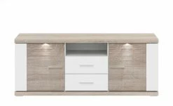 uno Lowboard Titan | Weiß / Eiche sägerau (Nachbildung) 151|cm -Kommode & Sideboards Verkäufe 12200302 3 202106091239