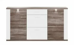 uno Sideboard Titan | Weiß / Eiche Trüffel (Nachbildung) -Kommode & Sideboards Verkäufe 12200326 2 201811271502