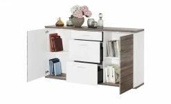 uno Sideboard Titan | Weiß / Eiche Trüffel (Nachbildung) -Kommode & Sideboards Verkäufe 12200326 4 201811271502