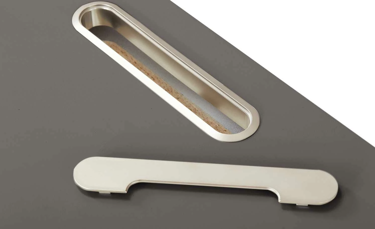 maison bleue TV-Element Petit Chalet | 119|cm Weiß / Graphit 10 maison bleue TV-Element Petit Chalet | 119|cm Weiß / Graphit – Bild 10