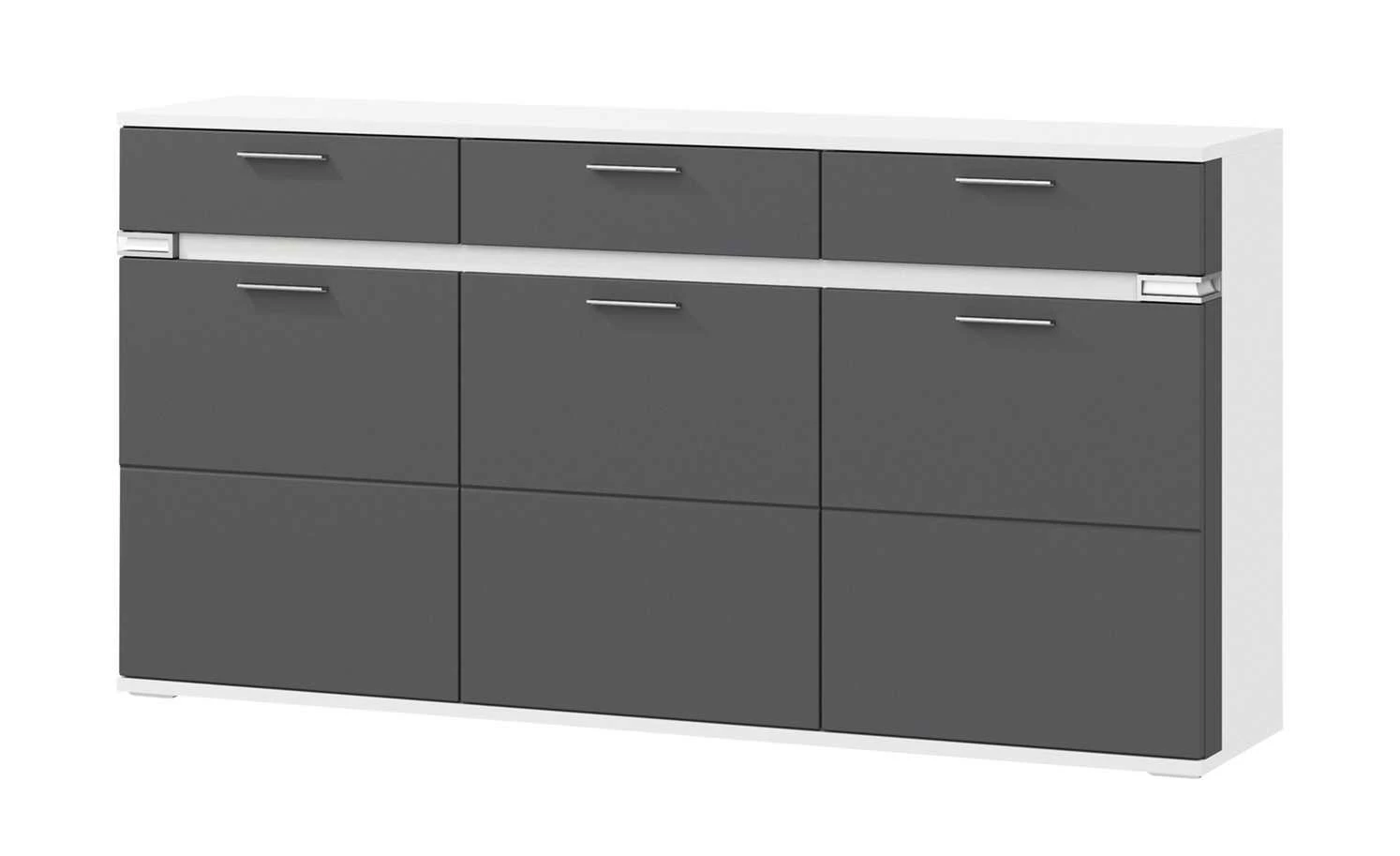 uno Sideboard Katt | Graphitgrau / Weiß 1 uno Sideboard Katt | Graphitgrau / Weiß